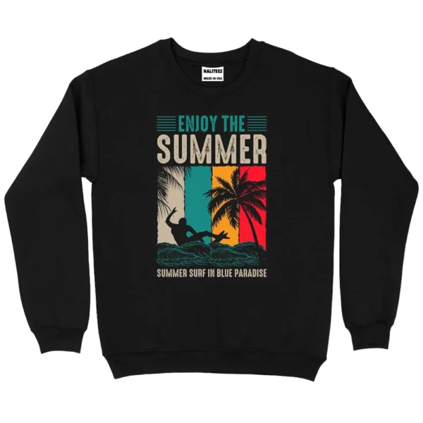 Enjoy The Summer Sweatshirt - Black