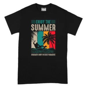 Enjoy The Summer  TShirt - Black