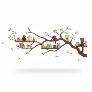 Bookcase Wall Decoration Tree Branches Made From Natural Trees Removable Classic Style