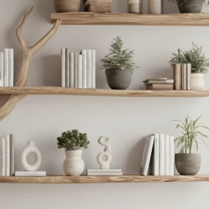 Handcrafted Rustic Tree Bookshelf – Art Handmade Furniture Vintage Office Decor2