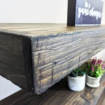 Handcrafted Distressed Floating Shelves Set of 2 pcs
