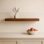 Handcrafted Floating Shelves Solid American Walnut - Modern Home Decor, Hidden Metal Bracket