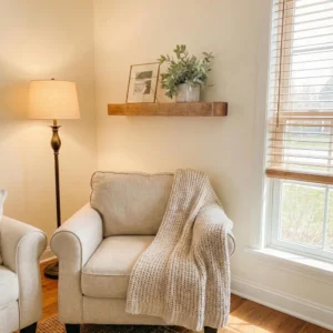 Handmade Modern-Rustic Wood Floating Shelves2