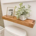 Handmade Modern-Rustic Wood Floating Shelves