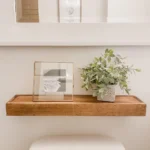 Handmade Modern-Rustic Wood Floating Shelves