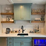 Handmade Rustic Wood Floating Shelves Set of 2 pcs