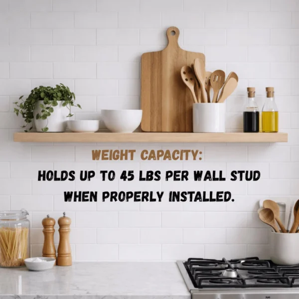 Maple Heavy Duty Floating Shelves