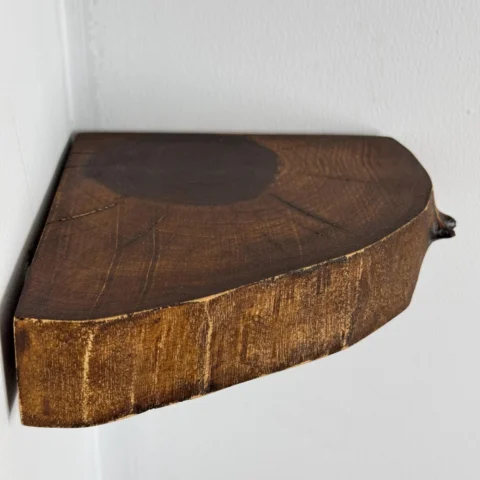 Set of 2 pcs Walnut Rustic Floating Shelves – Live Edge Floating Shelves2