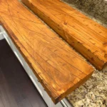 Set of Two Handmade Rustic Floating Shelves